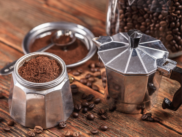 Kaffee Genuss aus der Moka-Kult-Kanne