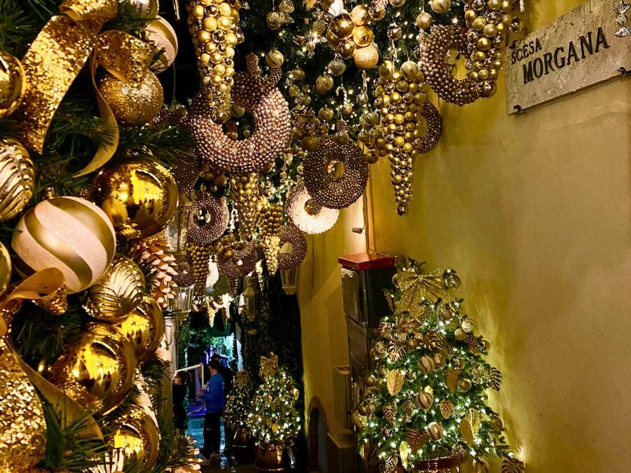 Taormina im Dezember: Es weihnachtet