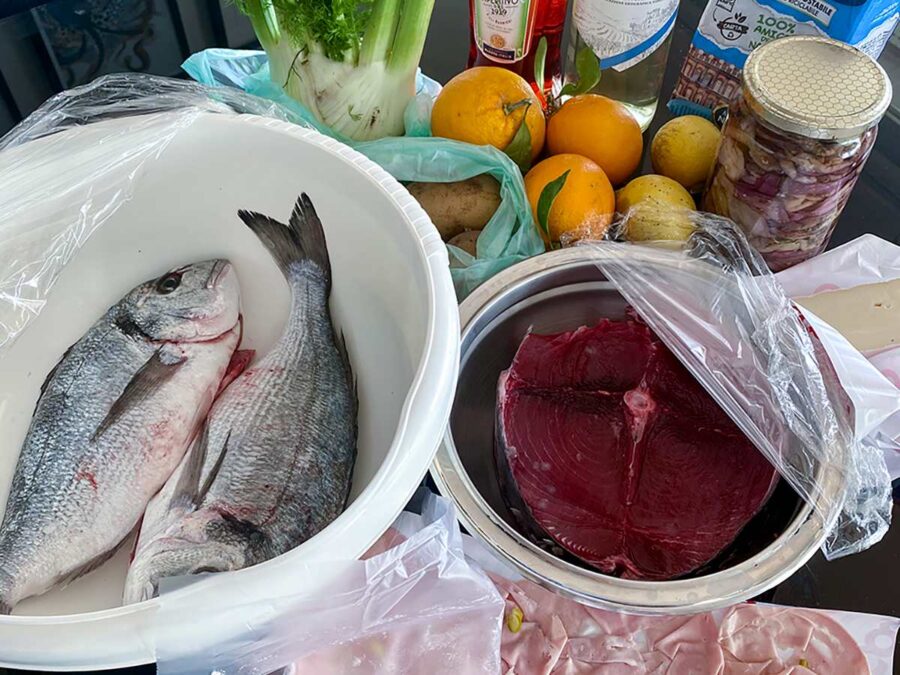 Frischer Fisch - auf Sizilien selbstverständlich