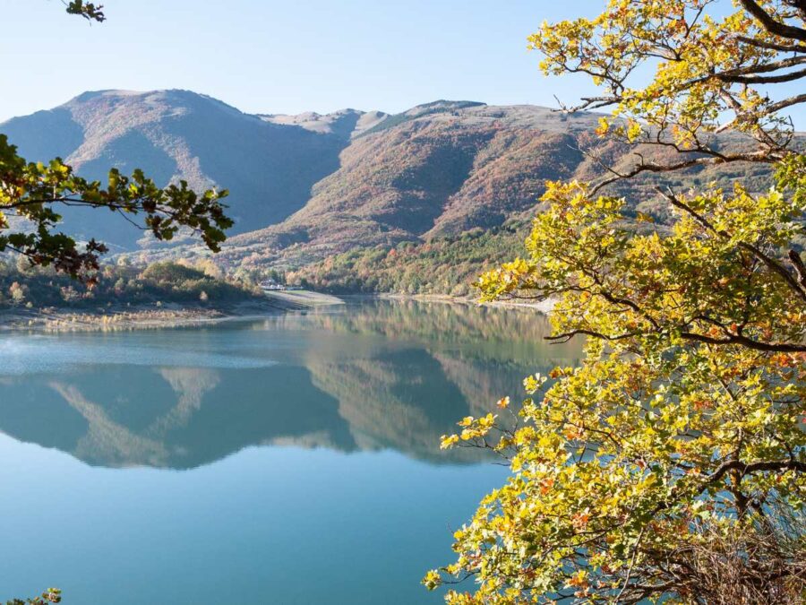 Der Lago die Fiastra im Conero Nationalpark