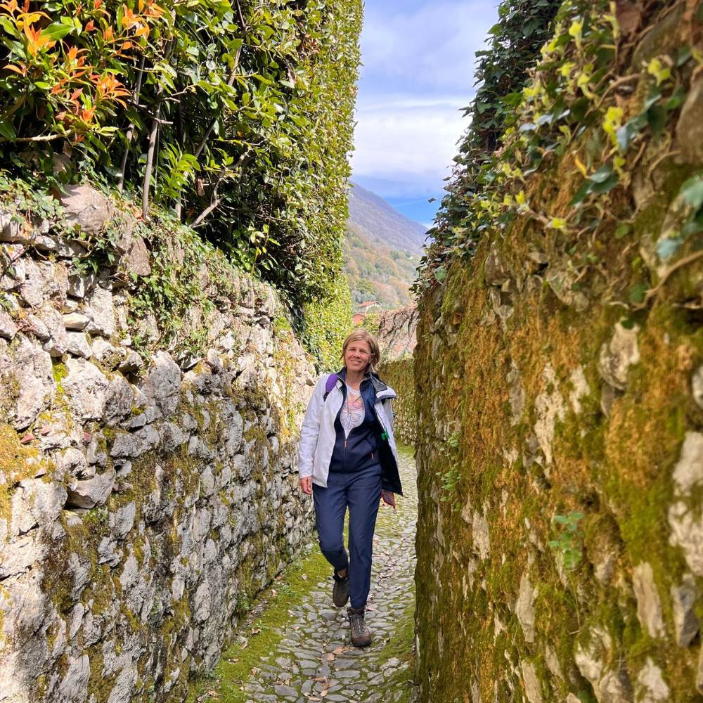 Wandern auf dem Greenway am Lago di Como
