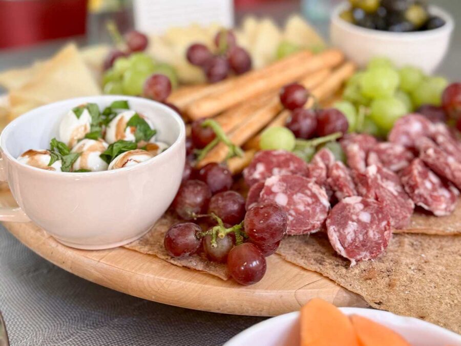 Italienische Antipasti zur Pasta