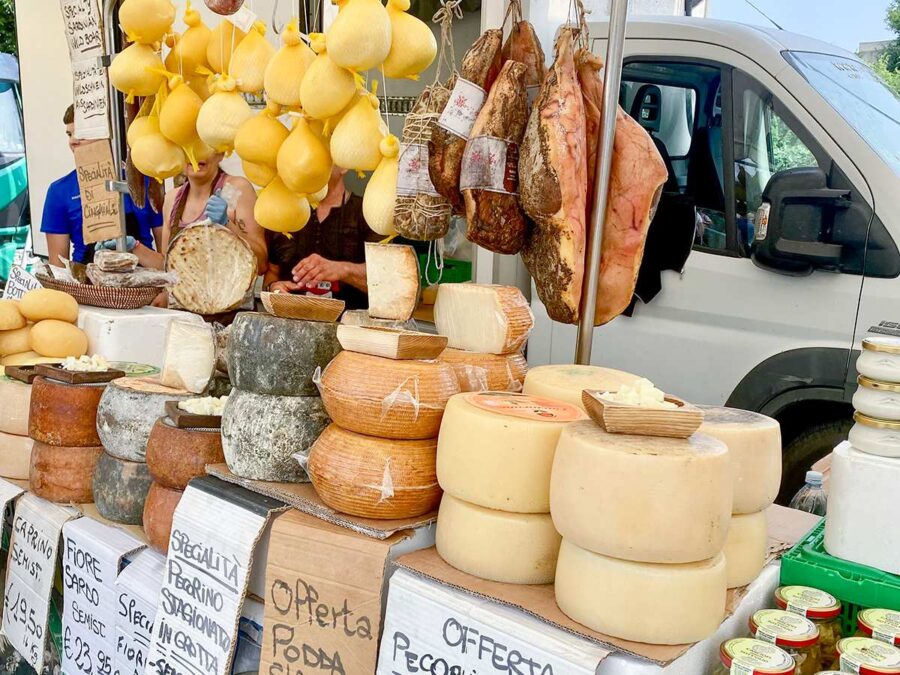 Käse aus der Gallura auf Sardinien