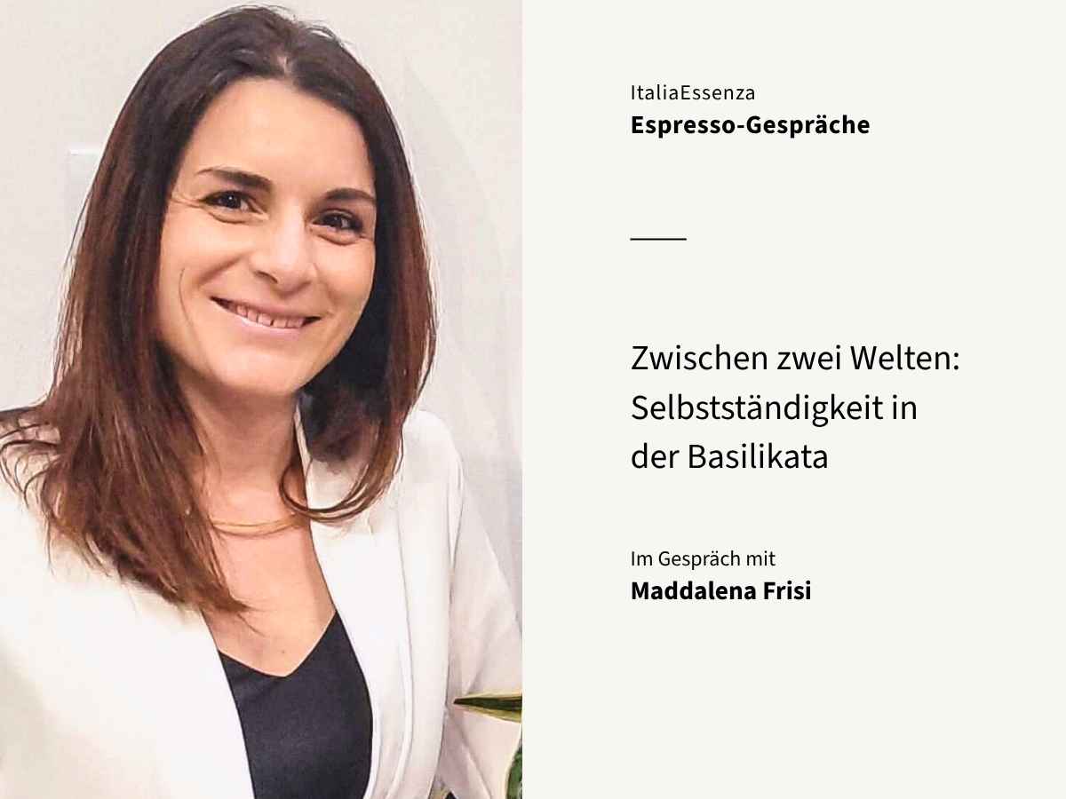 Espresso Gespräch mit Maddalena Frisi: dem Podcast von ItaliaEssenza