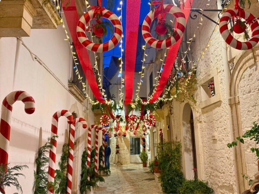 Locorotondo im Valle d'Itria - das Weihnachtsdorf